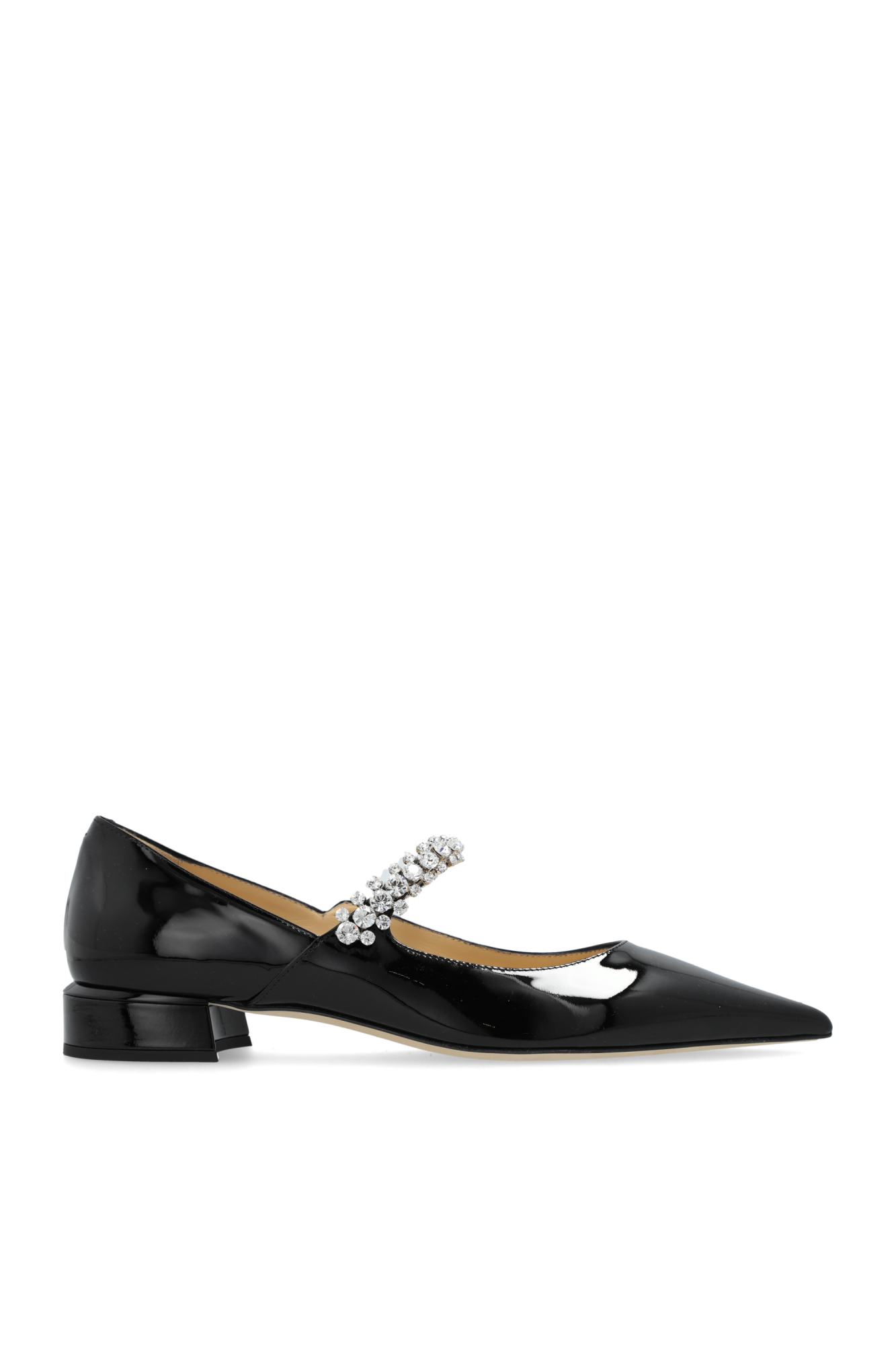 フラットシューズ Jimmy Choo SS25 Ballerinas (BING PUMP FLAT PATBLACK) Bing Pump Flat|Black Patent Leather Flats| JIMMY CHOO